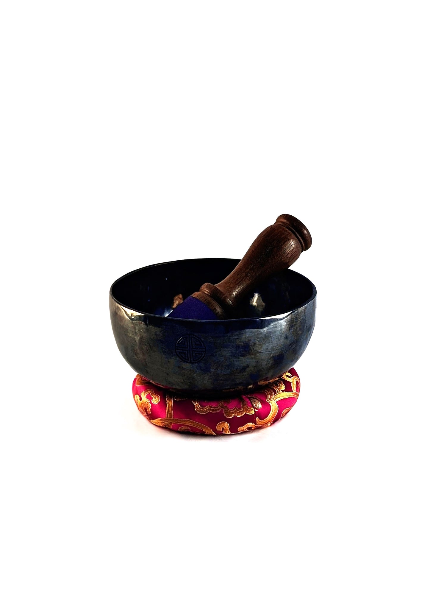 Full Moon Singing Bowl (12cm–18cm) – Dark Chocolate Edition