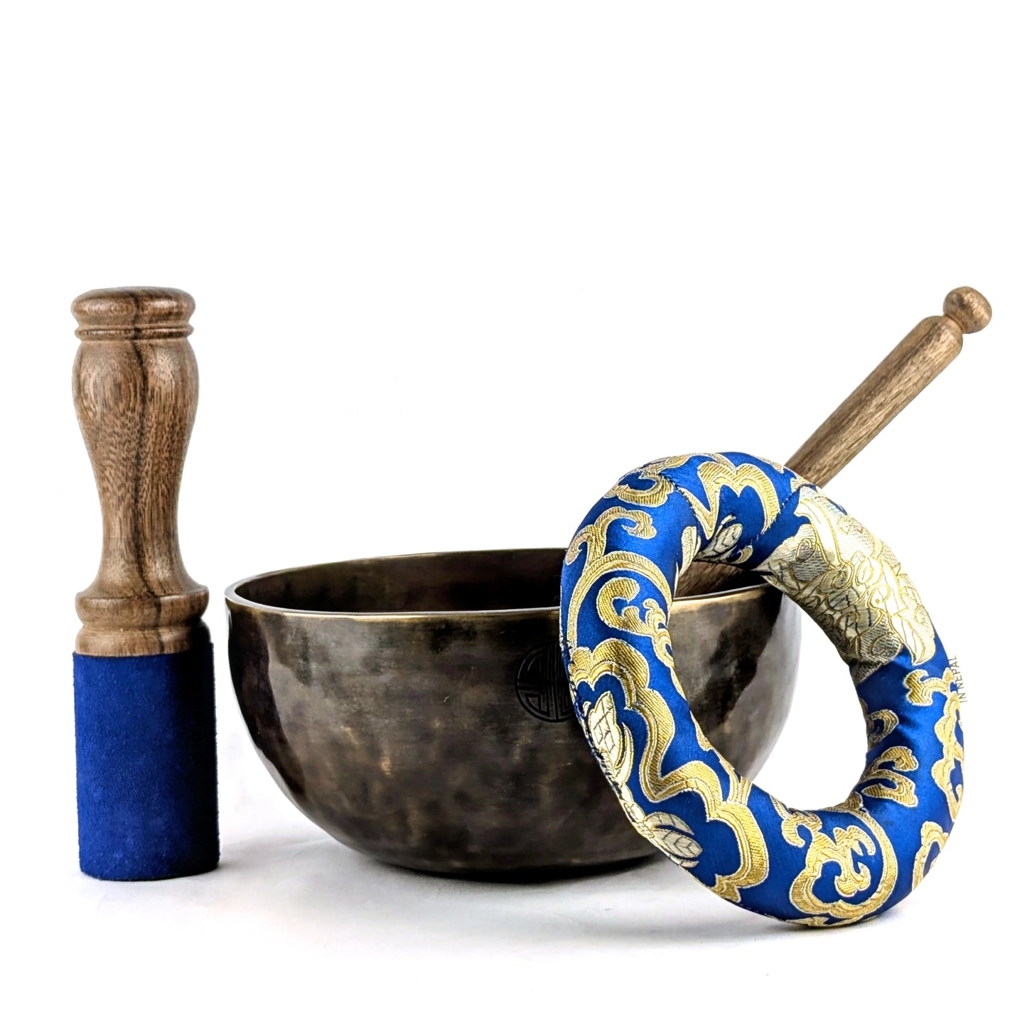 Full Moon Singing Bowl (12cm–18cm) – Dark Chocolate Edition