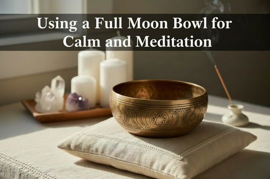 Using a Full Moon Bowl for Calm and Meditation