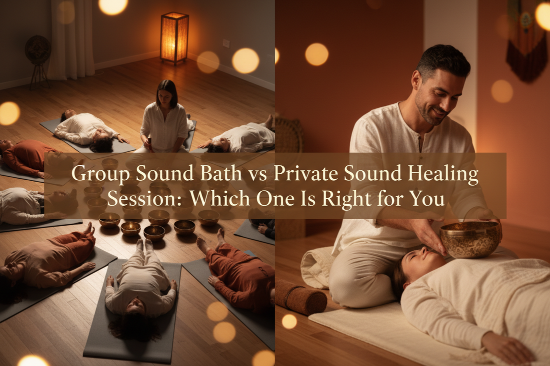 Group Sound Bath vs Private Sound Healing Session: Which One Is Right for You