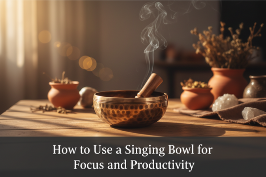How to Use a Singing Bowl for Focus and Productivity?