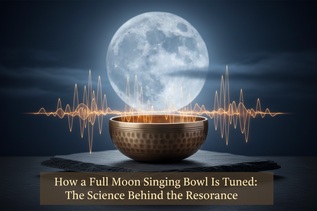 How a Full Moon Singing Bowl Is Tuned: The Science Behind the Resonance