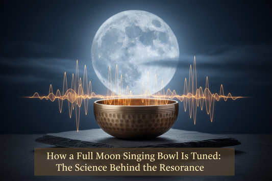 How a Full Moon Singing Bowl Is Tuned: The Science Behind the Resonance
