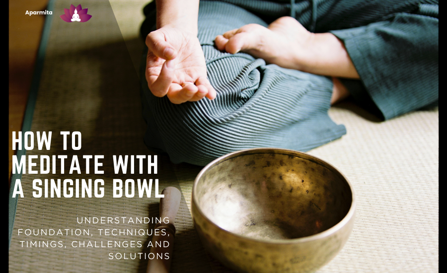 Meditate using a singing bowl