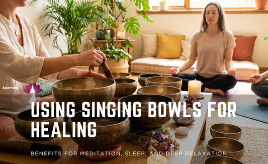 Singing Bowls Being Used In Healing And Meditation