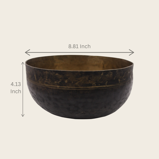 Vintage Ultabati Singing Bowl | Deep Resonance Bowl