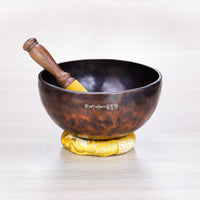 Aparmita Special Singing Bowl | Dark Rustic | Handcrafted in Nepal