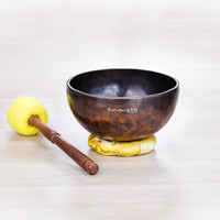 Aparmita Special Singing Bowl | Dark Rustic | Handcrafted in Nepal