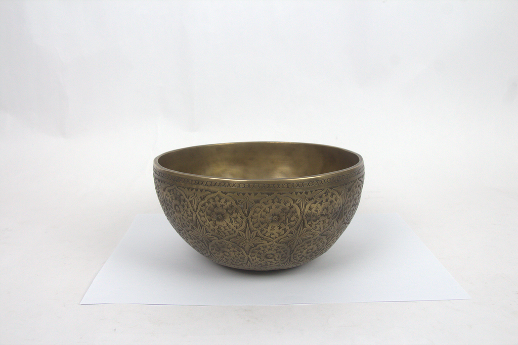 Etched Singing Bowl