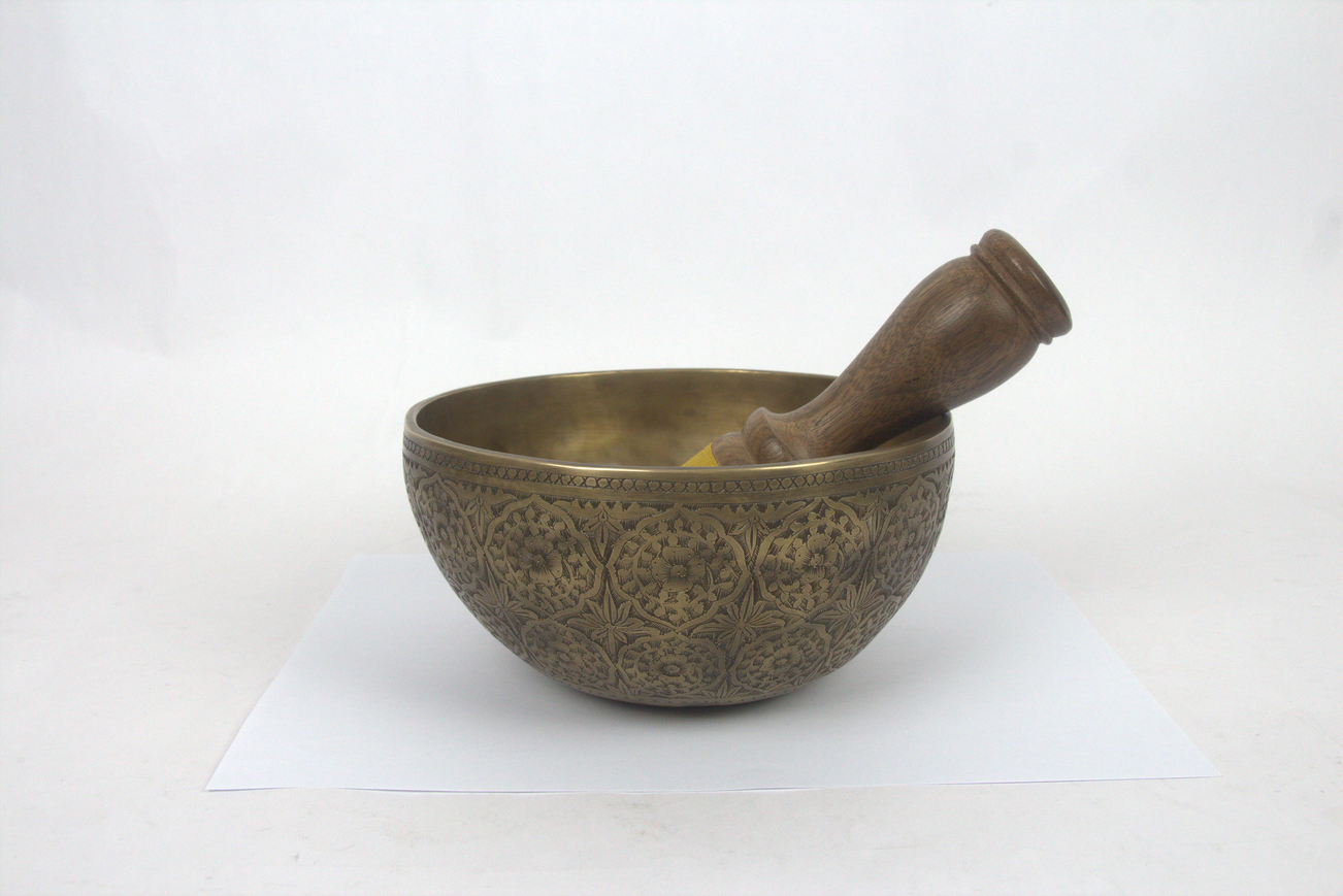 Etched Singing Bowl