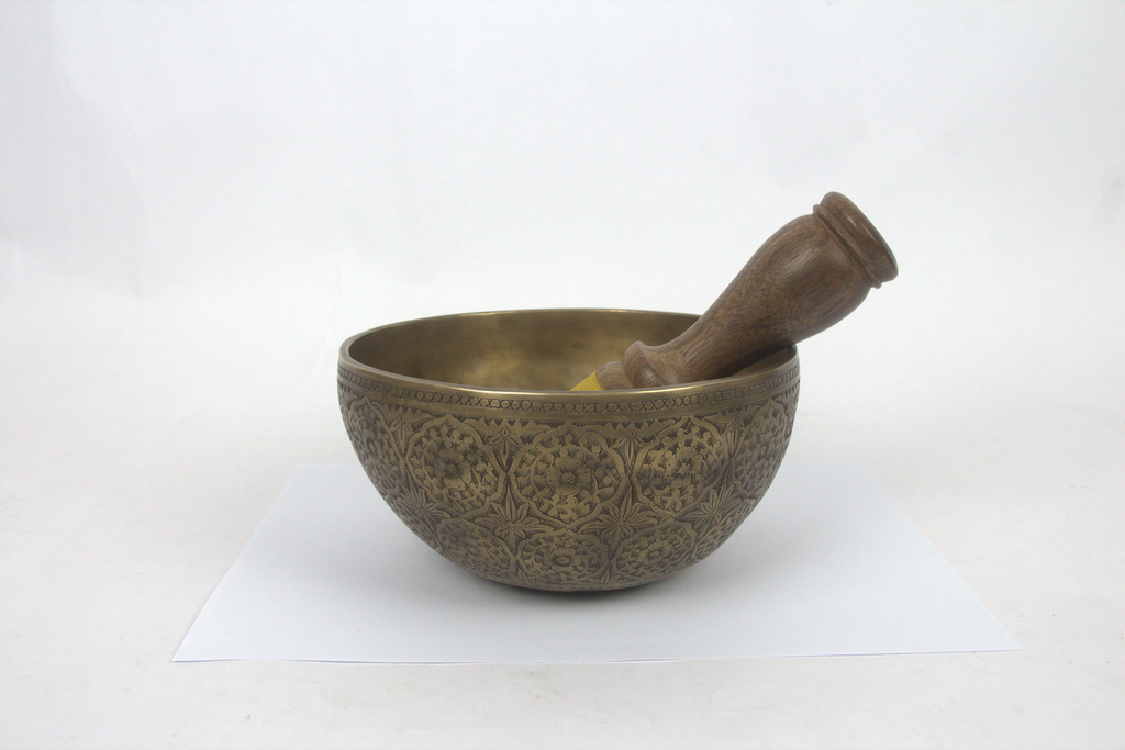 Etched Singing Bowl