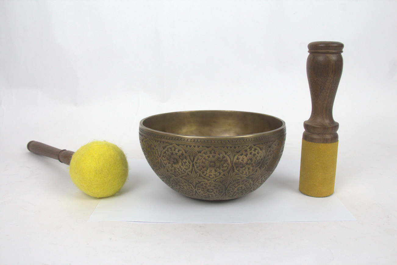 Etched Singing Bowl