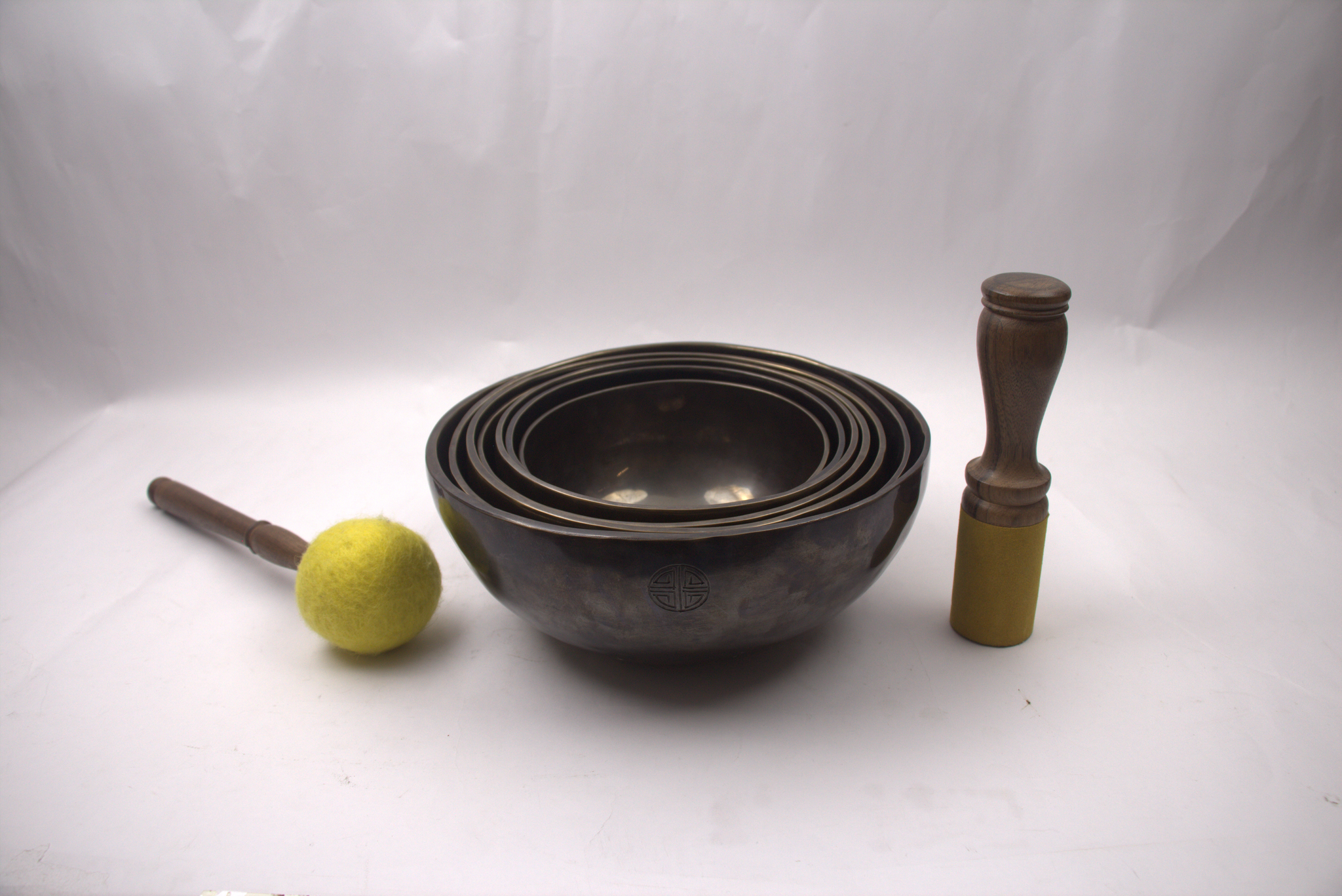 Full Moon Chakra Set Singing Bowl