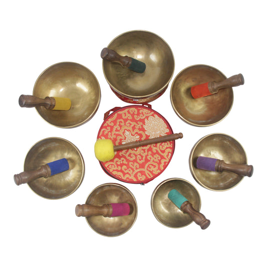 7 Chakra singing bowls