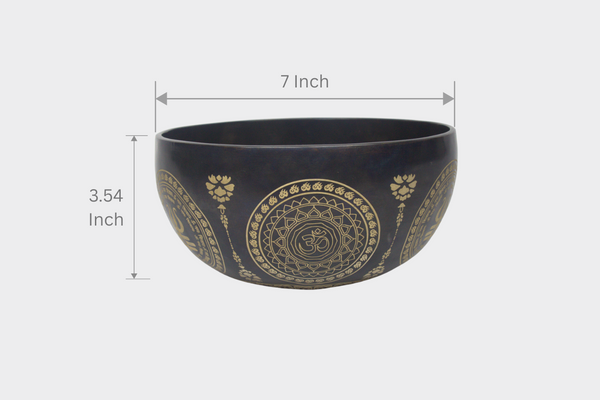 Laser Engraved Singing Bowl