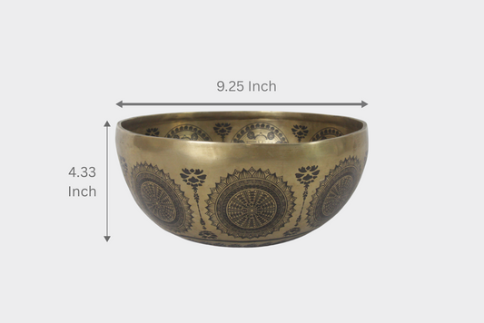 Laser Etched Singing Bowl