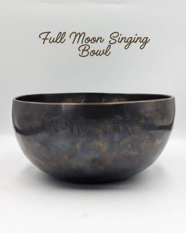 Full moon Singing bowl | Dark chocolate edition