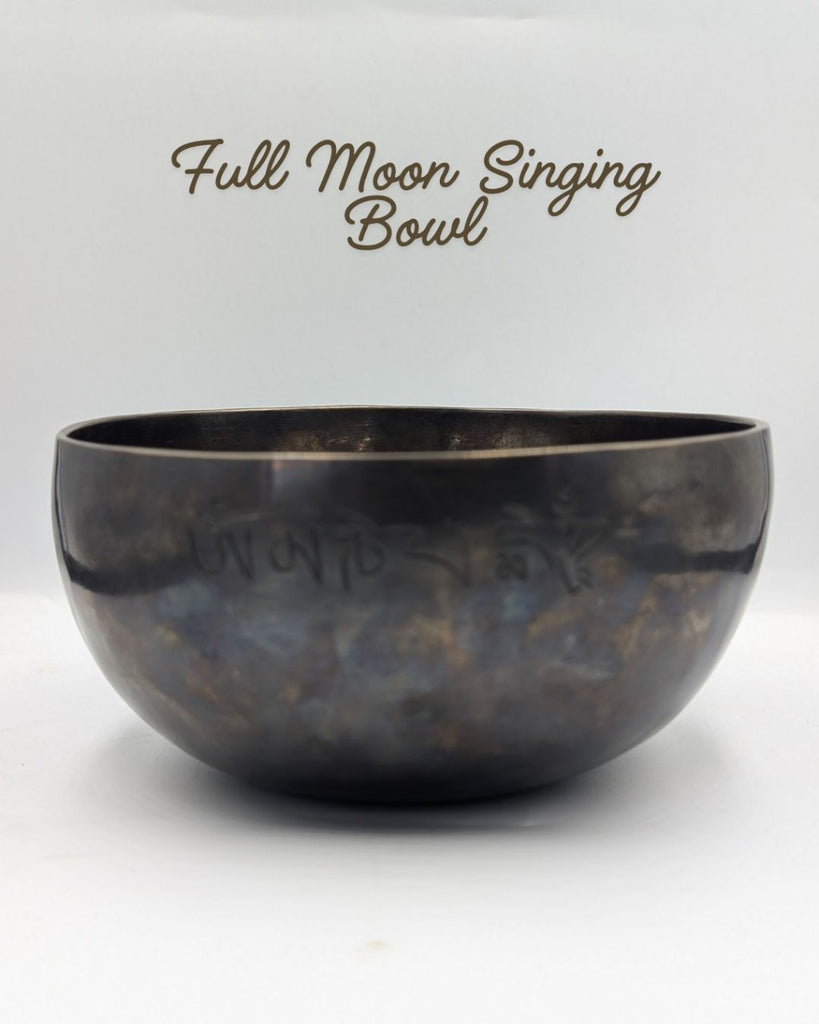 Full moon Singing bowl | Dark chocolate edition