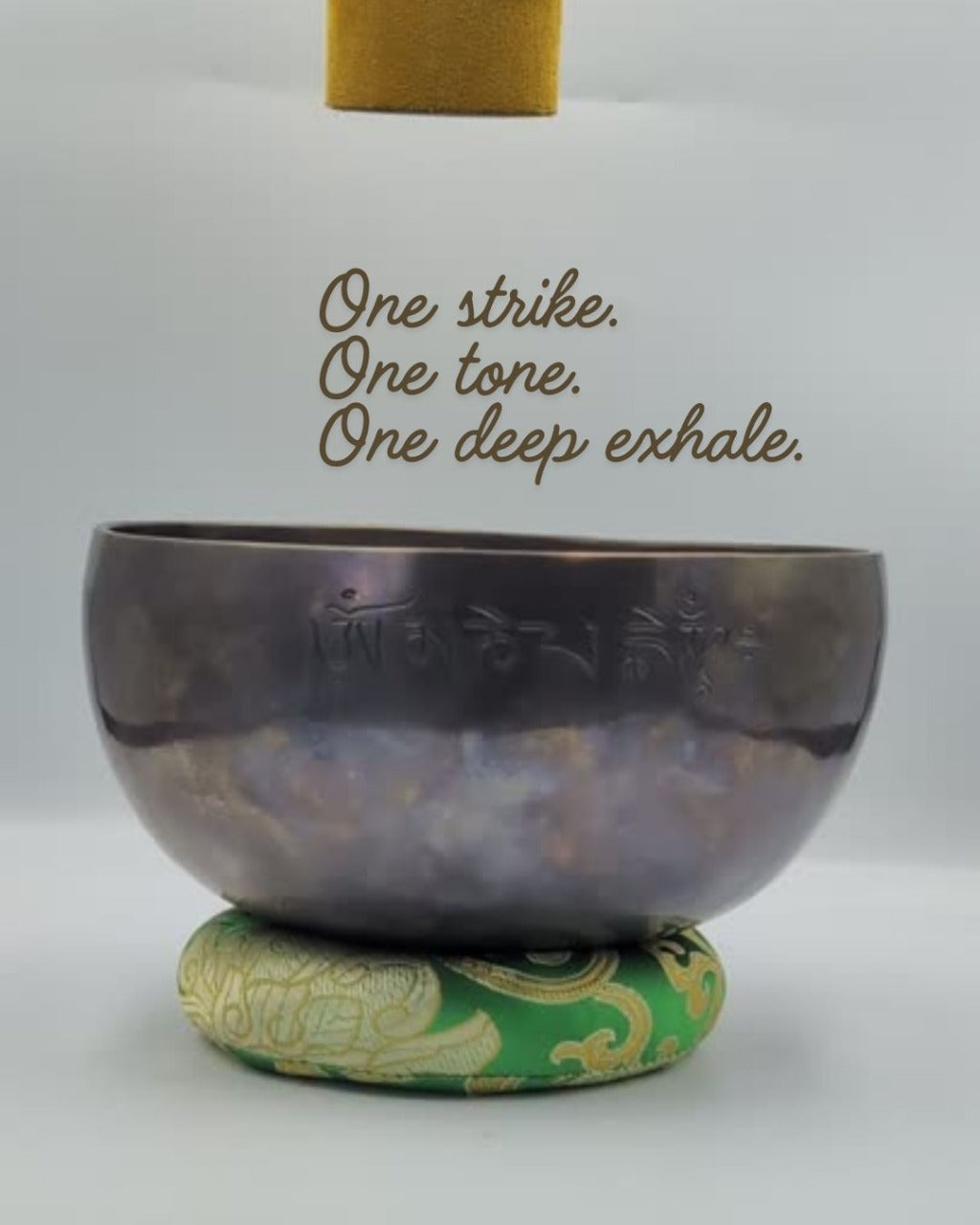 Full moon Singing bowl | Dark chocolate edition