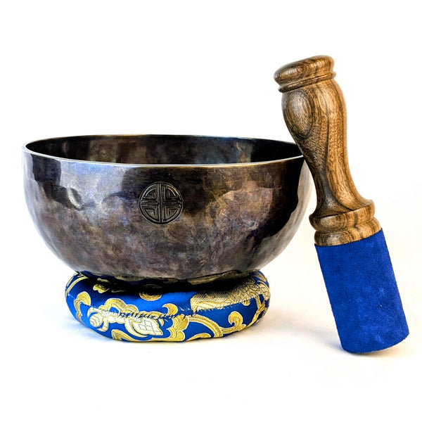 Full Moon Singing Bowl (12cm–18cm) – Dark Chocolate Edition