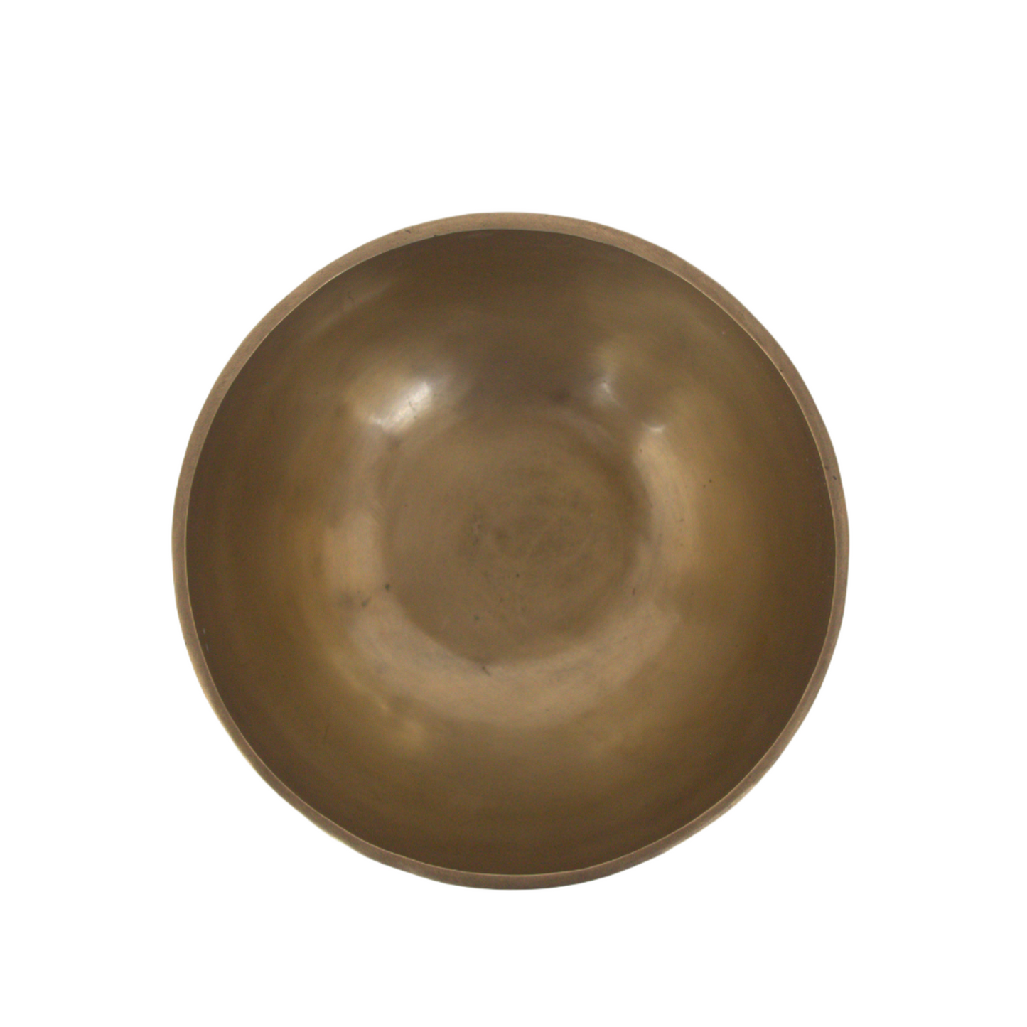Bronze bowl on a white background