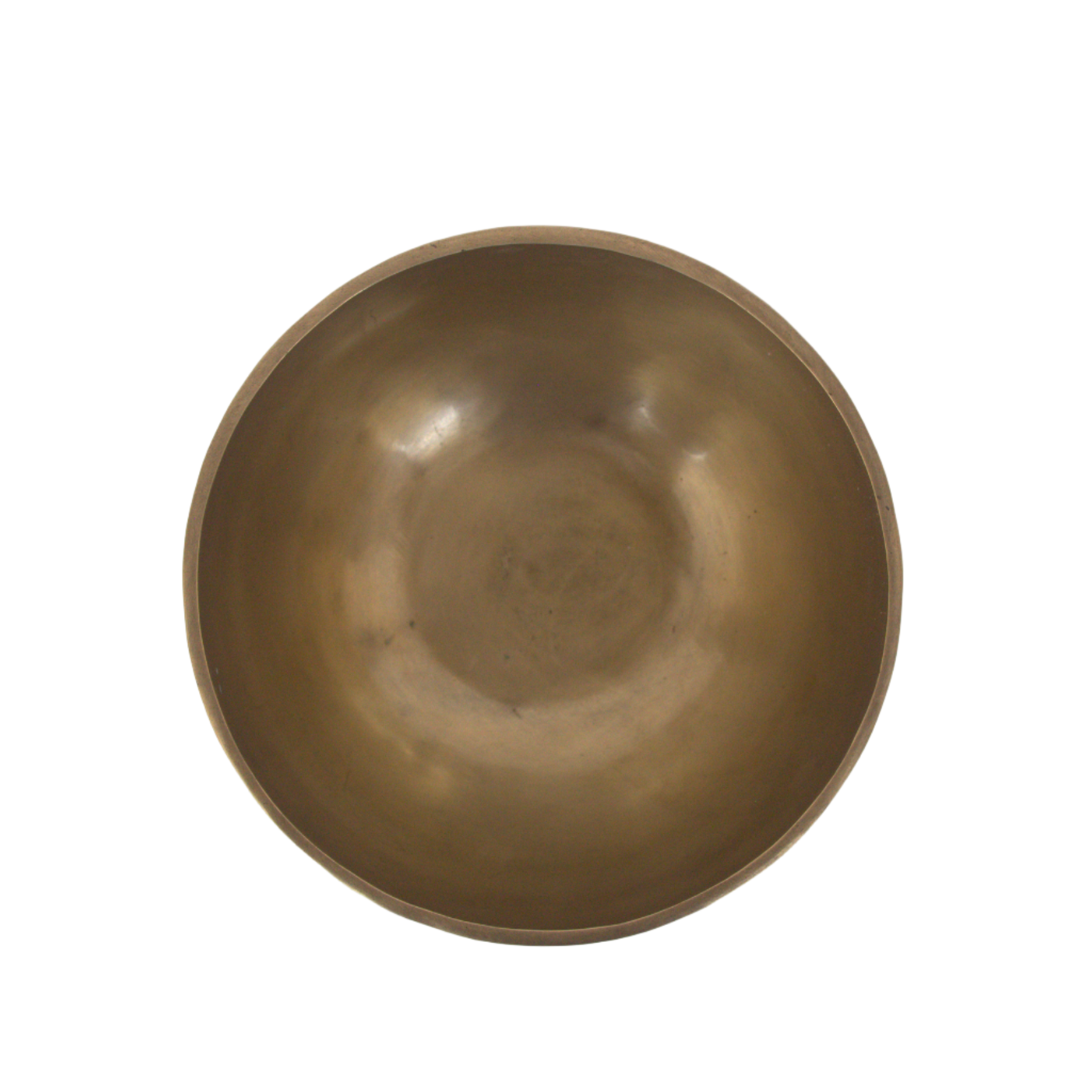 Bronze bowl on a white background